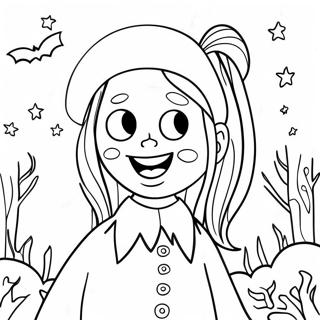 بابی گڈز ہیلووین Coloring Pages