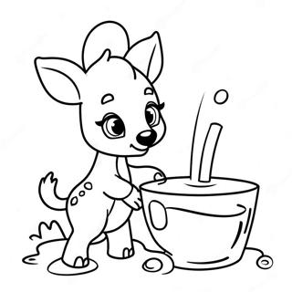 بچہ ہرن Coloring Pages