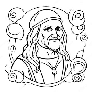 لئونارڈو دا ونچی Coloring Pages