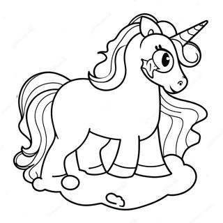 یونیکورن کا پاخانہ Coloring Pages