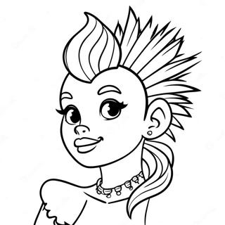 پنک ڈزنی شہزادی Coloring Pages