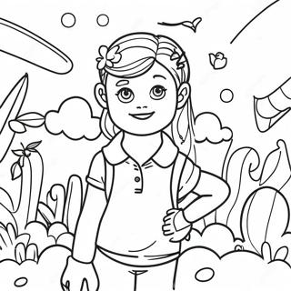 پکس آرٹ پریپی Coloring Pages