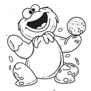 Khwsh Happy Cookie Monster Rng Bhrny Wl Sfhh 57564-12605