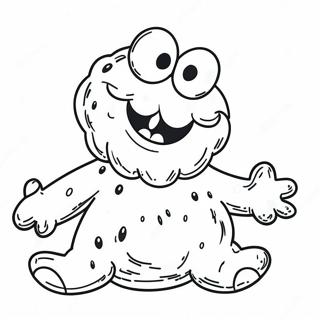 Khwsh Happy Cookie Monster Rng Bhrny Wl Sfhh 57564-12608