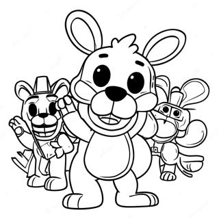 Fnaf سیکیورٹی خلاف ورزی رنگ بھرنے والے صفحات