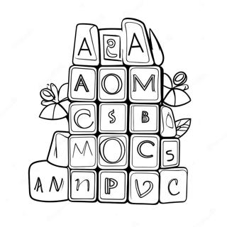 رنگین الفابلاکس رنگ بھرنے والا صفحہ رنگ بھرنے والے صفحات